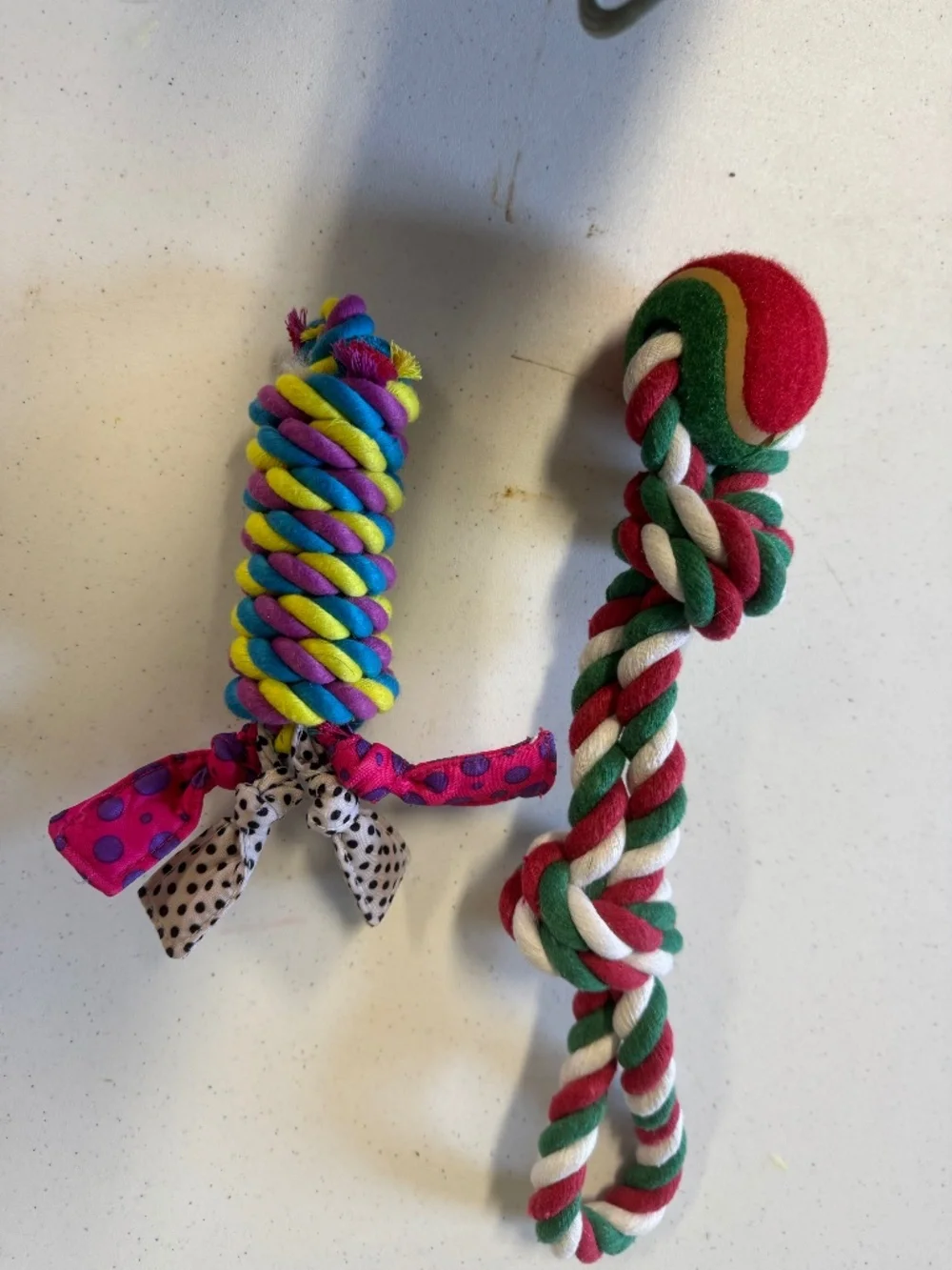 2 Dodg Tug Rope Toys - New without tags